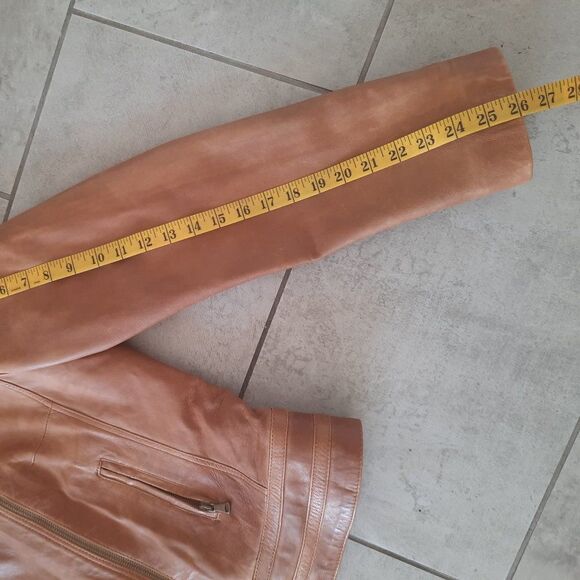 Vera Pelle brown leather jacket size 52 (L) - Picture 12 of 12